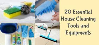 20 house cleaning tools and equipment