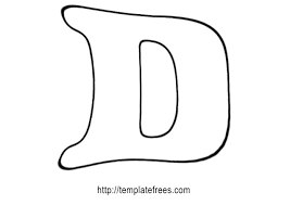 Printable Alphabet Bubble Letter Font D