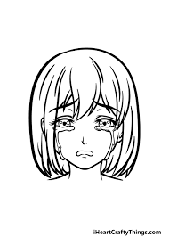 sad anime drawing how to draw a sad