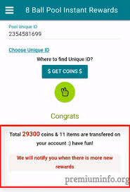 Only in a matter of minutes you will see the coins generated in your 8 ball pool account. 8 Ball Pool Mod Apk Download Unlimited Money Trick Coin Rewards 2021