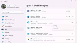 how to uninstall microsoft edge from