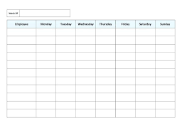 Work Schedule Template Sample Dispatch Schedules Employee Work