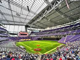 baseball in a football stadium u s