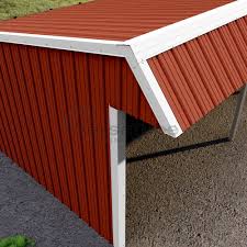 single slope loafing shed 12 x 42 x