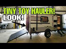 smallest 18ft toy hauler travel trailer