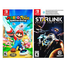 Wii u interactive gaming figures. New Mario Rabbids Kingdom Battle Starlink Battle For Atlas Switch Game Bundle 887256106768 Ebay
