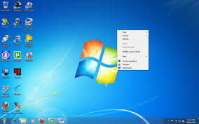 Windows 7 Quickly Hide All Icons From The Desktop