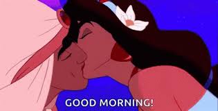 good morning kiss aladdin and jasmine