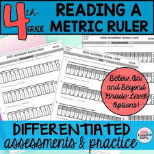 The smallest unit a metric ruler can measure is 1 mm, or 0.1 cm. Measuring With Metric Centimeter Millimeter Ruler Differentiated Worksheets