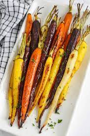roasted rainbow carrots spend with
