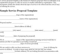 8 Service Proposal Templates Free Download
