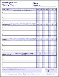 Create Your Own Work Chart Boy Laminated Student