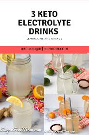 keto homemade electrolyte drink lemon