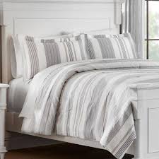 Textured Stripe King Comforter Set