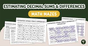 Estimating Decimal Sums And Differences