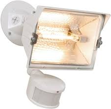 Cooper Lighting 1 Head 70 Ft Detection 180 Angle Halogen Lamp Motion Sensing Light Fixture 55490452 Msc Industrial Supply
