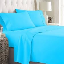 Choose Bedding Set Aqua Blue Solid