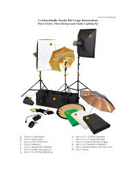 Cowboystudio Strobe Kit Usage Instructions Manualzz