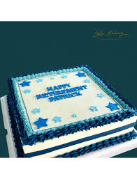 traditional blue birthday cake best