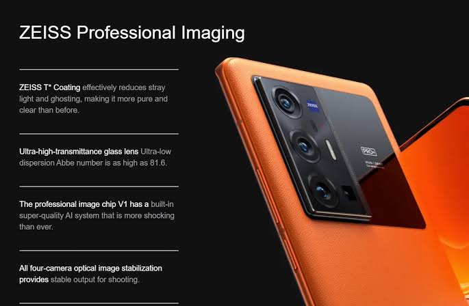 Vivo X70 Pro Camera Specifications