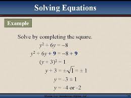 Chapter 9 Quadratic Equations Chapter
