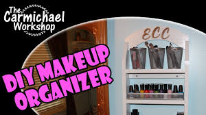 simple diy makeup organizer 4 steps