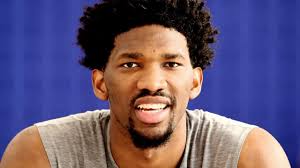 Philadelphia 76ers star joel embiid threw a dirty shot during a monday night playoff win against the nets. National Mentoring Month Joel Embiid And Hakeem Olajuwon Youtube