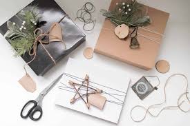 scandinavian christmas gift wrap