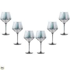 Чаша за червено вино, чаша за вино, висока чаша за вино, стъклена чаша на син фон, чаша за бира, бутилка png. Komplekt Shest Chashi Za Vino 500 Ml Sinya Feeriya Model 78 8855 Smart Choice