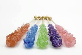 make your own sugar crystals for rock candy