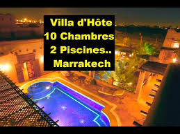 chambres et 2 piscines à marrakech