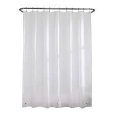 white shower curtain liner