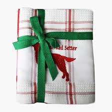 irish red setter tea towel charles
