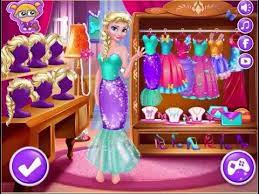 frozen game elsa queen makeup dress up