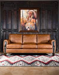 gunnison leather sofa fine western