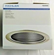 Kichler 6 Recessed Trim Kit Brush Nickel Flat Trim Baffle 0828890 30514 For Sale Online
