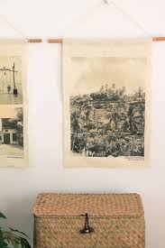 make this fabric photo wall hanging