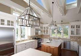 You will need a sloped ceiling housing. Vaulted Ceiling Lighting Ideas Creative Lighting Solutions
