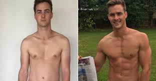 how this man went from skinny to ripped