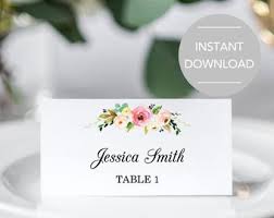 Wedding Place Cards Etsy