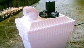 turn an ice chest into an air cooler