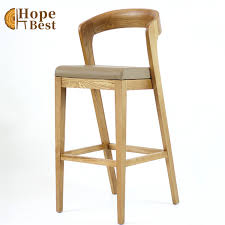modern solid wooden high back simple