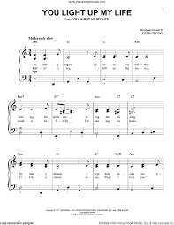 Get this free software (with t. Boone You Light Up My Life Sheet Music For Piano Solo Pdf Sheet Music Lyrics And Chords Piano Sheet Music