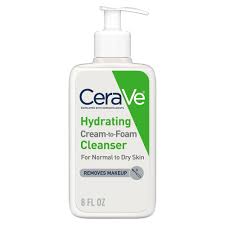 cerave cream to foam makeup remover and