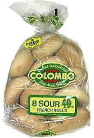colombo sour 49er french rolls 12 oz