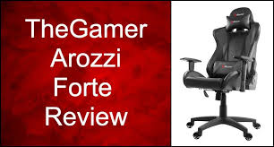 arozzi forte gaming chair review my