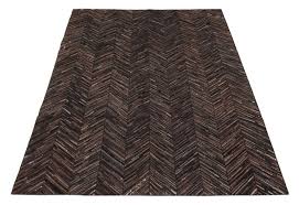 leather faux cowhide rug