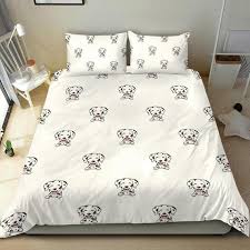 Dalmatian Dog Mom Dad Bedding Set