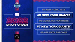 2022 NFL Draft Order: New York Giants ...
