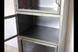 Glass Door Metal Industrial Cabinet